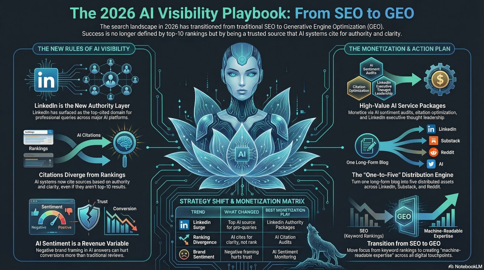Cover illustration for GEO Optimization Strategy 2026: How to Make AI Recommend Your Brand